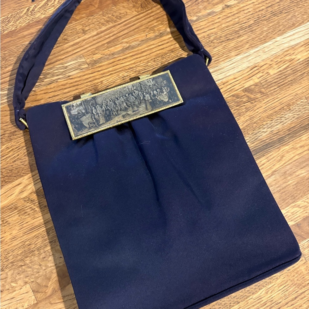 Rosenfeld dark navy vintage purse